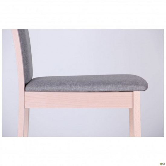 Dining chair Burton 1000*450*540 Wood Beech/Textiles, color bleached beech/cappuccino AMF Dining chair Burton 1000*450*540 Wood Beech/Textiles, color bleached beech/cappuccino AMF