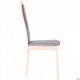 Dining chair Burton 1000*450*540 Wood Beech/Textiles, color bleached beech/cappuccino AMF Dining chair Burton 1000*450*540 Wood Beech/Textiles, color bleached beech/cappuccino AMF