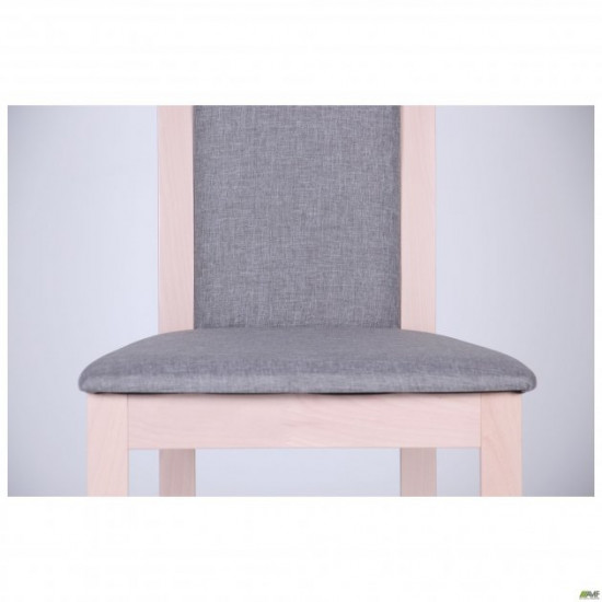 Dining chair Burton 1000*450*540 Wood Beech/Textiles, color bleached beech/cappuccino AMF Dining chair Burton 1000*450*540 Wood Beech/Textiles, color bleached beech/cappuccino AMF