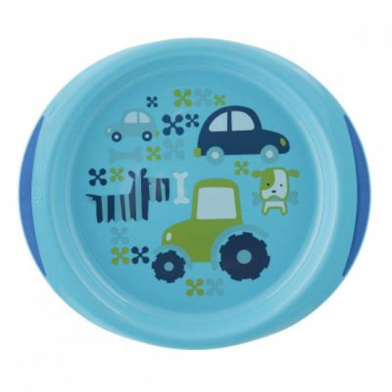 Set of children's dishes Chicco Plates Easy Feeding 2 pcs 12M+ Blue (16002.20) Set of children's dishes Chicco Plates Easy Feeding 2 pcs 12M+ Blue (16002.20)
