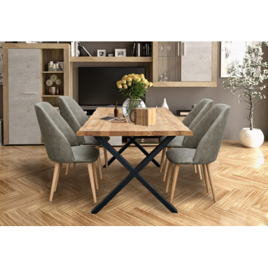 Allegro chair 930*530*550 Beech wood/fabric Jeep color Dark gray Furniture Service Allegro chair 930*530*550 Beech wood/fabric Jeep color Dark gray Furniture Service