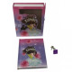 Notebook for girls with a lock 16.5x13x3.5 cm 30734 Notebook for girls with a lock 16.5x13x3.5 cm 30734