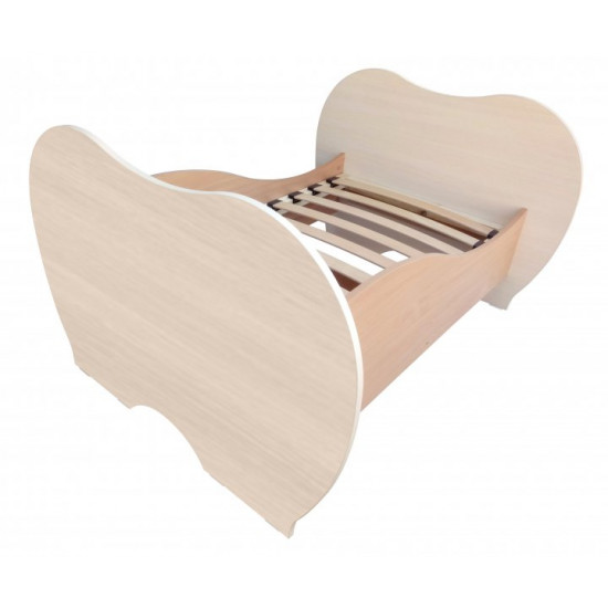 Children's bed Heart MAXI-FURNITURE (for mattress 1200x700) Milk oak/Beech (9404) Children's bed Heart MAXI-FURNITURE (for mattress 1200x700) Milk oak/Beech (9404)