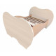 Children's bed Heart MAXI-FURNITURE (for mattress 1200x700) Milk oak/Beech (9404) Children's bed Heart MAXI-FURNITURE (for mattress 1200x700) Milk oak/Beech (9404)