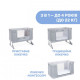 Crib 3 in 1 Chicco Next2Me Forever Light gray (79650.19) Crib 3 in 1 Chicco Next2Me Forever Light gray (79650.19)