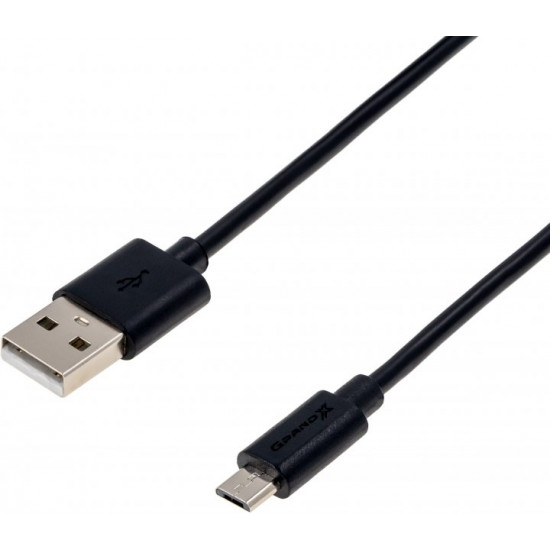 Кабель Grand-X USB-micro USB PM025B 2.5 м Black (PM025B) Кабель Grand-X USB-micro USB PM025B 2.5 м Black (PM025B)