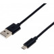 Кабель Grand-X USB-micro USB PM025B 2.5 м Black (PM025B) Кабель Grand-X USB-micro USB PM025B 2.5 м Black (PM025B)