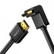  Кабель UGREEN HD103 HDMI Cable Right Angle 90 Degree 1m Black (10172)
