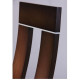 Dining chair AMF Lester SV-2421YBH dark walnut / brown fabric color Dining chair AMF Lester SV-2421YBH dark walnut / brown fabric color