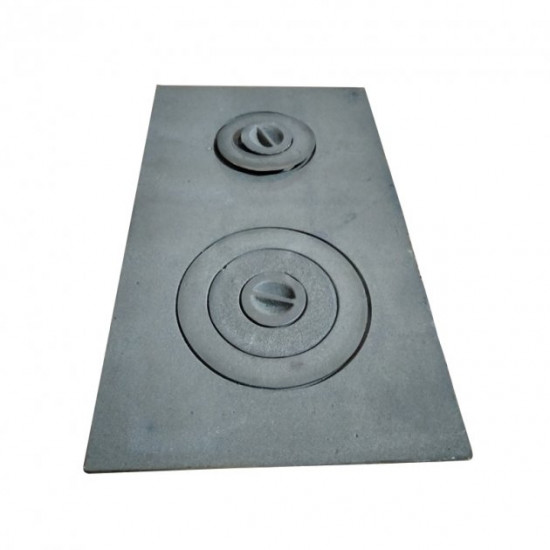 Cast iron stove (oven casting) Impex-group two-burner 710x410x8 IN Cast iron stove (oven casting) Impex-group two-burner 710x410x8 IN