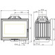 Камінна топка Invicta 700 Air Control 6470-43 Камінна топка Invicta 700 Air Control 6470-43