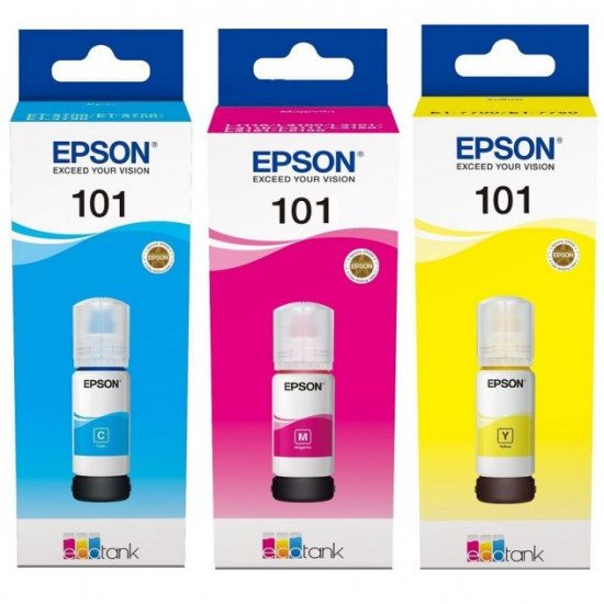 Чорнило для Epson L4167 Epson 101 C/M/Y SET101C/M/Y Чорнило для Epson L4167 Epson 101 C/M/Y SET101C/M/Y