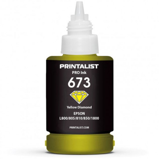 Чорнило для Epson L1800 PRINTALIST 673 Yellow 140г PL673Y Чорнило для Epson L1800 PRINTALIST 673 Yellow 140г PL673Y