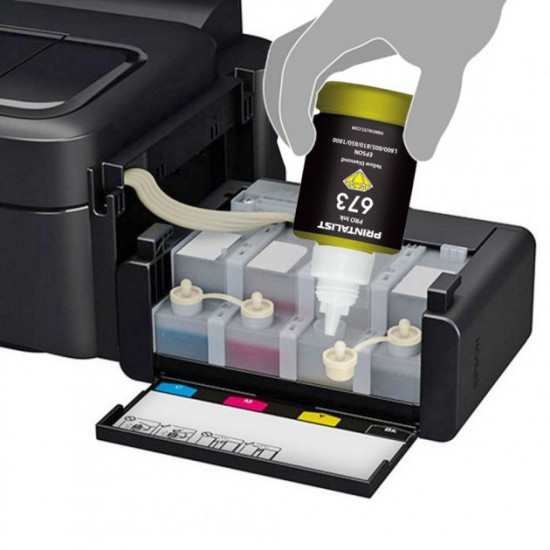 Чорнило для Epson L1800 PRINTALIST 673 Yellow 140г PL673Y Чорнило для Epson L1800 PRINTALIST 673 Yellow 140г PL673Y