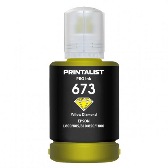 Чорнило для Epson L1800 PRINTALIST 673 Yellow 140г PL673Y Чорнило для Epson L1800 PRINTALIST 673 Yellow 140г PL673Y