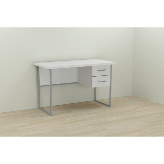 Комп'ютерний стіл Ferrum-decor Дакота 75x120x60 сірий ДСП Біле 32мм Комп'ютерний стіл Ferrum-decor Дакота 75x120x60 сірий ДСП Біле 32мм