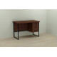 Computer desk Ferrum-decor Harry 76x120x70 black Wenge chipboard 32mm Computer desk Ferrum-decor Harry 76x120x70 black Wenge chipboard 32mm