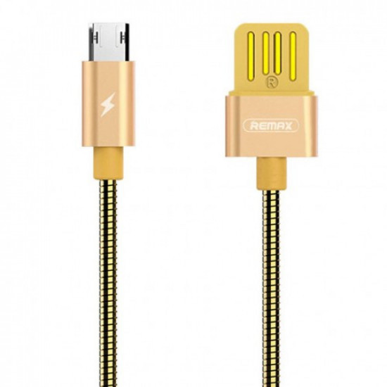 microUSB cable 1 m Serpent Remax RC-080m-Gold microUSB cable 1 m Serpent Remax RC-080m-Gold