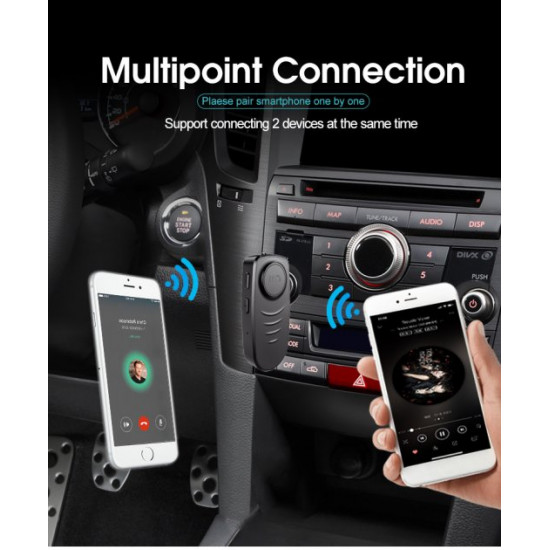 Bluetooth 5.0 приемник с микрофоном Q Sound J19 Pro receiver Bluetooth 5.0 приемник с микрофоном Q Sound J19 Pro receiver