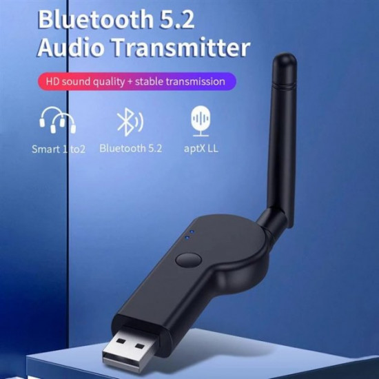 Bluetooth 5.2 USB/AUX передатчик/transmitter TX19 Bluetooth 5.2 USB/AUX передатчик/transmitter TX19