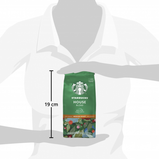 Кофе Starbucks Хаус Бленд натуральный жареный молотый 200 г (7613036932110) Кофе Starbucks Хаус Бленд натуральный жареный молотый 200 г (7613036932110)