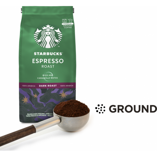 Кофе Starbucks Еспресо Роуст натуральный жареный молотый 200 г (7613037204438) Кофе Starbucks Еспресо Роуст натуральный жареный молотый 200 г (7613037204438)
