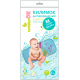 Дитячий гумовий килимок для ванни Kinderenok M Блакитний з малюнком ('071115) Дитячий гумовий килимок для ванни Kinderenok M Блакитний з малюнком ('071115)