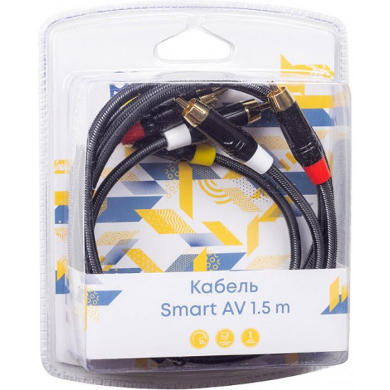 Кабель PowerPlant Smart AV (S-AU-1.5) 1.5 м (CA911745) Кабель PowerPlant Smart AV (S-AU-1.5) 1.5 м (CA911745)
