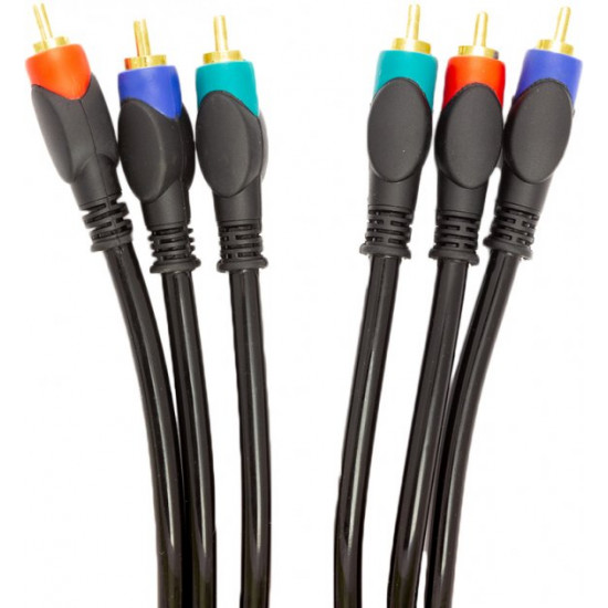 Кабель PowerPlant 3xRCA (M) - 3xRCA (M) 3 м (CA911738)