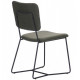 Chair for kitchen, living room, cafe, bar Alphabet G steel black/chenille fabric olive AMF Chair for kitchen, living room, cafe, bar Alphabet G steel black/chenille fabric olive AMF