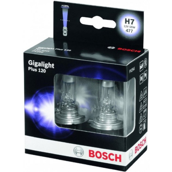 Автолампа Bosch Gigalight Plus 120 H7 2 шт (1 987 301 107) Автолампа Bosch Gigalight Plus 120 H7 2 шт (1 987 301 107)