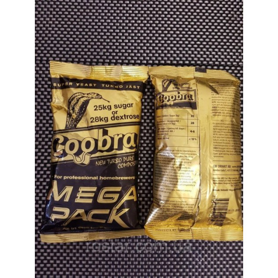 Турбо дрожжи Coobra MEGA PACK Turbo Yeast, 360г Турбо дрожжи Coobra MEGA PACK Turbo Yeast, 360г