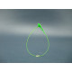 Plastic ring label holder for attaching tags and labels manually 1000 pieces 12 cm green Plastic ring label holder for attaching tags and labels manually 1000 pieces 12 cm green
