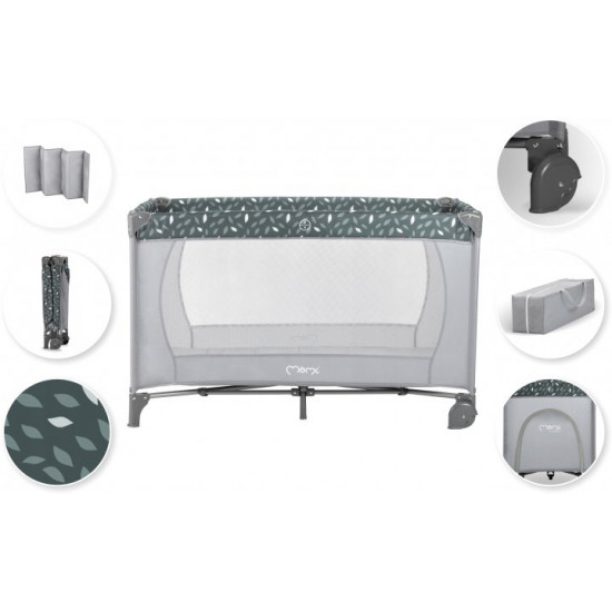 Children's playpen MoMi Belove color - gray (LOZE00015) Children's playpen MoMi Belove color - gray (LOZE00015)