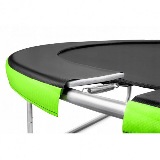 Батут із зовнішньою сіткою 4FIZJO Classic 8FT 252 см 4FJ0304 чорно зелений Батут із зовнішньою сіткою 4FIZJO Classic 8FT 252 см 4FJ0304 чорно зелений