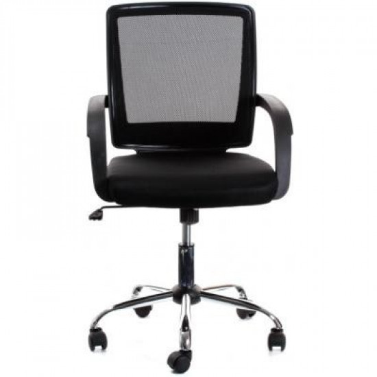 Офісне крісло Office4You VISANO, Black/Chrome (000002720) Офісне крісло Office4You VISANO, Black/Chrome (000002720)