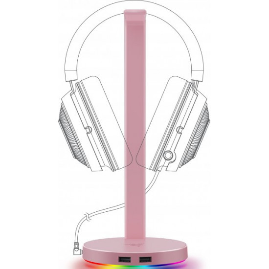  Подставка для наушников Razer Base Station V2 Chroma Quartz (RC21-01510200-R3M1)