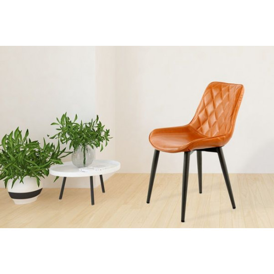 Chair with backrest Kayoom Cecil 110 Orange (WCD8H) Chair with backrest Kayoom Cecil 110 Orange (WCD8H)