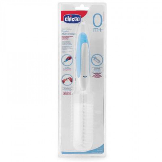 Set: bottle brush, nipple, tongs, Chicco Set: bottle brush, nipple, tongs, Chicco
