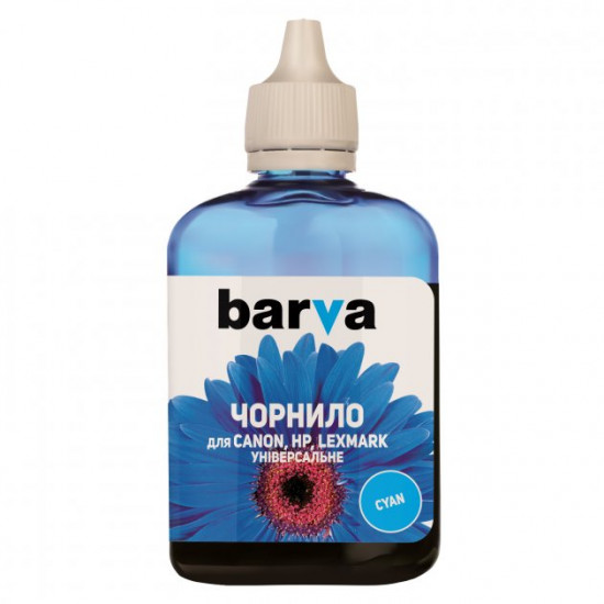 Чернила Barva универсальные Canon/HP/Lexmark №4 cyan 90 г CU4-472 Чернила Barva универсальные Canon/HP/Lexmark №4 cyan 90 г CU4-472