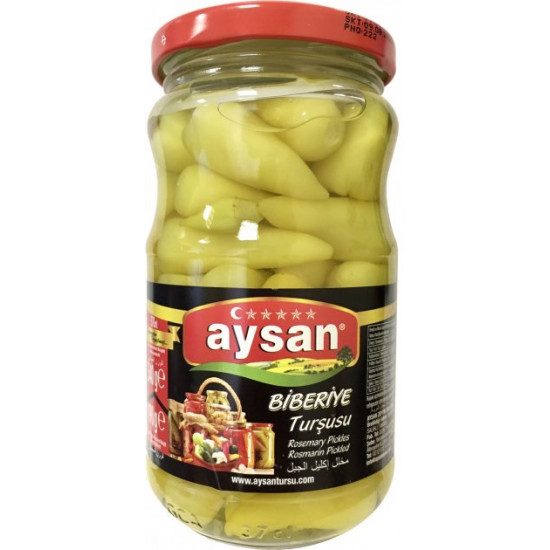 Перец острый консервированный Aysan Биберие 370 г (8694205011033) Перец острый консервированный Aysan Биберие 370 г (8694205011033)