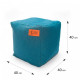 Пуф Куб SanchoBAG, размер 40x40x40 Оксфорд Голубой Пуф Куб SanchoBAG, размер 40x40x40 Оксфорд Голубой