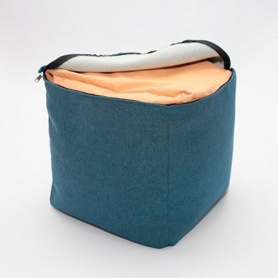 Пуф Куб SanchoBAG, размер 40x40x40 Оксфорд Голубой Пуф Куб SanchoBAG, размер 40x40x40 Оксфорд Голубой