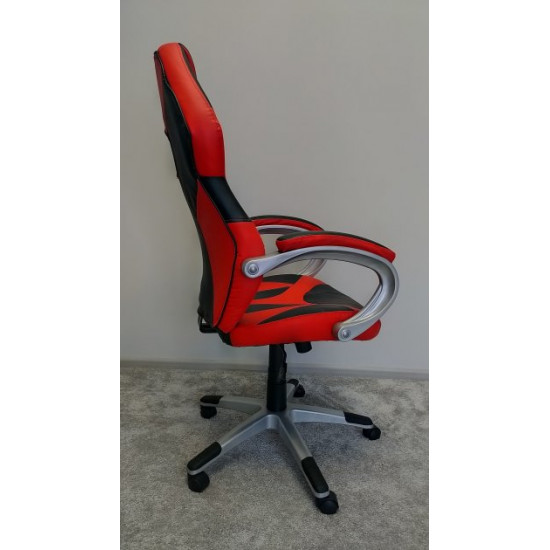 Компьютерное геймерское кресло ZANO RACER RED + Коврик под мышку Компьютерное геймерское кресло ZANO RACER RED + Коврик под мышку