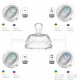 Baby Anti-colic feeding bottle Nuvita Mimic Collection 150 ml Blue (NV6011AZZURO) Baby Anti-colic feeding bottle Nuvita Mimic Collection 150 ml Blue (NV6011AZZURO)