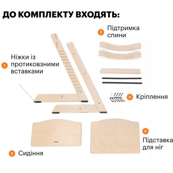 Стільчик Stokke Tripp Trapp White (100107) (7040351001076) Стільчик Stokke Tripp Trapp White (100107) (7040351001076)