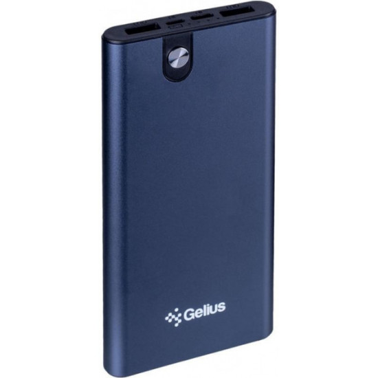 Портативна батарея Powerbank Gelius Pro Edge GP-PB10-013 10000mAh Blue Портативна батарея Powerbank Gelius Pro Edge GP-PB10-013 10000mAh Blue