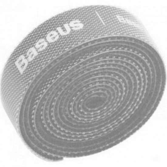 Лента липучка для кабеля Baseus Colourful Circle Velcro strap 3m ACMGT-F0G Grey Лента липучка для кабеля Baseus Colourful Circle Velcro strap 3m ACMGT-F0G Grey