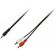 Кабель Piko AUX 3.5 мм M - 2xRCA M 3 м (1283126473906) Кабель Piko AUX 3.5 мм M - 2xRCA M 3 м (1283126473906)