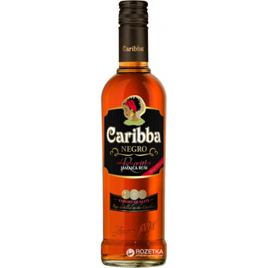 Rum Caribba Negro 0.5 l 37.5% (4740050006190) Rum Caribba Negro 0.5 l 37.5% (4740050006190)